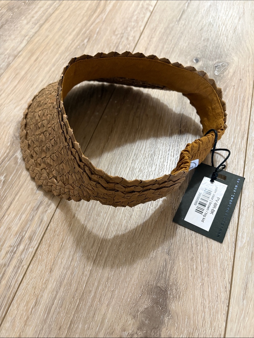 fini the label Palm visor - brown - Picture 3 of 4